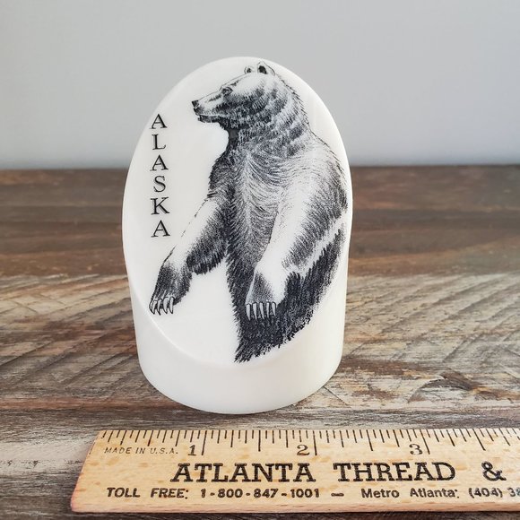 Kiana Office Kiana Alaska Etched Bear Resin Paperweight Poshmark